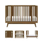 Lit de bébé convertible 8-en-1 Babyletto Palma avec berceau et kits pour lit de tout-petit
