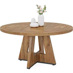 Table à manger ronde de 120 cm pour 4 personnes
