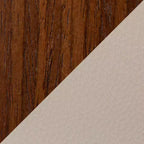Lot de 2 tabourets de bar réglables pivotants Pino, style Mid-Century Modern - Lumisource