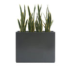 Jardinière Métallique Haute pour Plantes d'Extérieur, 38 po L x 10 po l x 30 po H, Longue et Haute Jardinière en Métal - 38x30x10