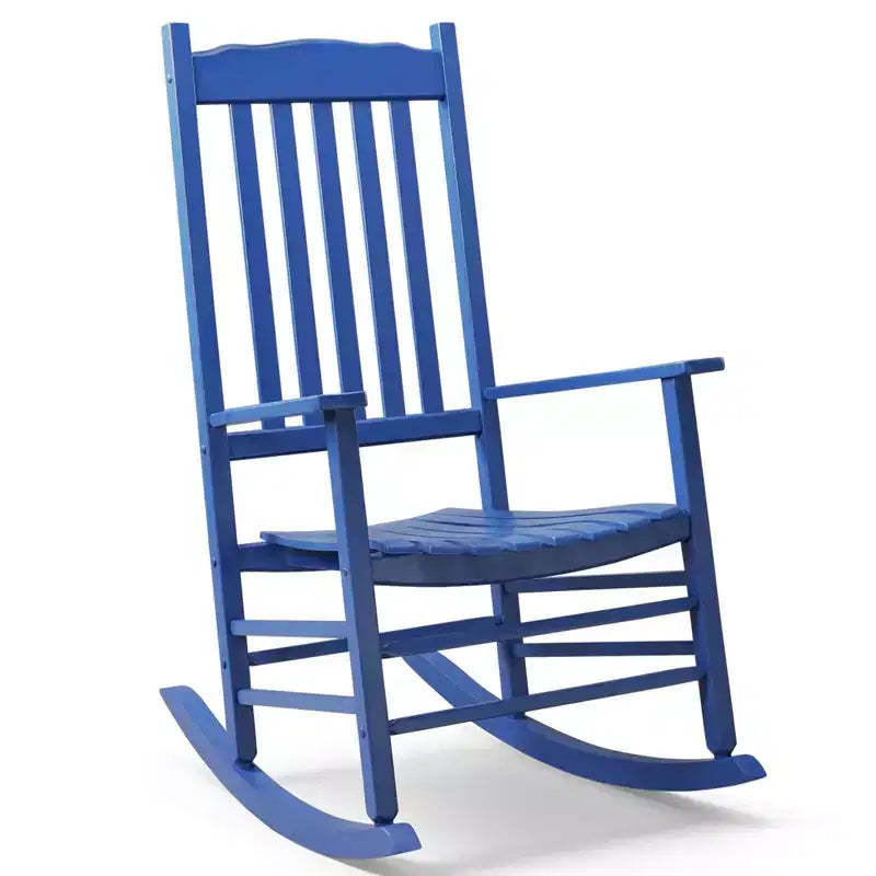 Karl Home | Fauteuil à bascule de patio en bois massif de 24 pouces