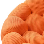 2 PIÈCES Canapé bulle rembourré en tissu nid d’abeille 3D, canapé bulle 3 places et fauteuil individuel pour salon