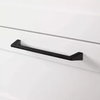 Îlot de cuisine à 6 tiroirs – Style champêtre, blanc et érable muscade, 47,25 po L