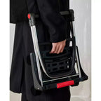 Chariot de courses multifonctionnel Rolser Pliable One Tweed T-Shop Noir