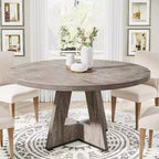 Table à manger ronde de 120 cm pour 4 personnes