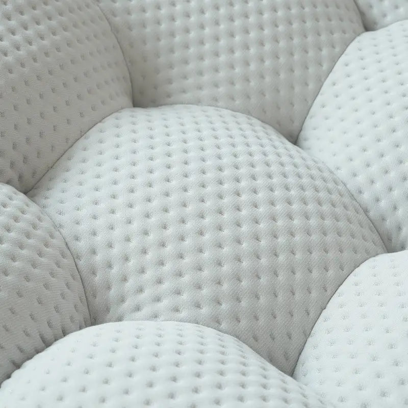 2 PIÈCES Canapé bulle rembourré en tissu nid d’abeille 3D, canapé bulle 3 places et fauteuil individuel pour salon