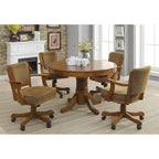 Table de jeu Ghilardi Amber avec porte-gobelets