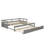 Lit gigogne extensible, Lit gigogne en bois avec tiroir-lit