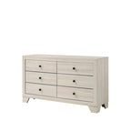 Chambre à coucher Annis 6 pièces plateforme blanche