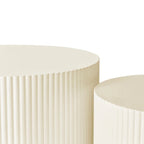 Ensemble de tables basses gigognes Wave Stripe
