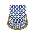 Christopher Knight Home Chaises de bistro Baron avec rotin tressé et cadre en aluminium (lot de 4)