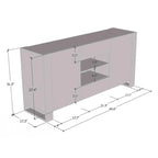 Buffet bahut moderne de 164 cm