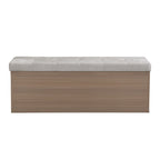 Banc de rangement pour chaussures, meuble à chaussures avec assise rembourrée et deux portes pour entrée