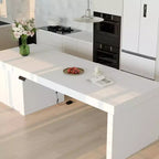 Table à manger élévatrice Hitow Modern 110W avec 3 hauteurs mémorisables, hauteur maximale de 47 pouces, capacité de charge de 150 lb, utilisation intuitive, îlot de cuisine/bar à petit-déjeuner
