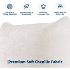 Canapé d'amour modulaire en tissu chenille, canapé nuage 2 places avec éponge haute résilience, canapé sans armature pour petit espace