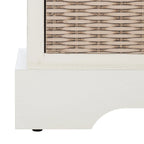 Banc de rangement SAFAVIEH Fiorello avec coussin et 3 tiroirs - 47,3 L x 15 P x 19 H - 47 L x 15 P x 19 H