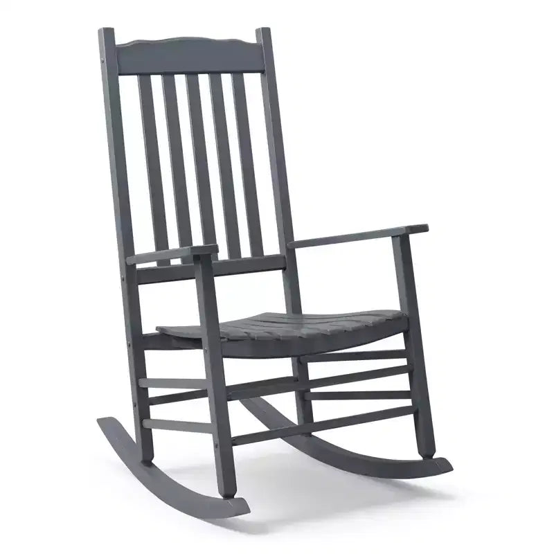 Karl Home | Fauteuil à bascule de patio en bois massif de 24 pouces