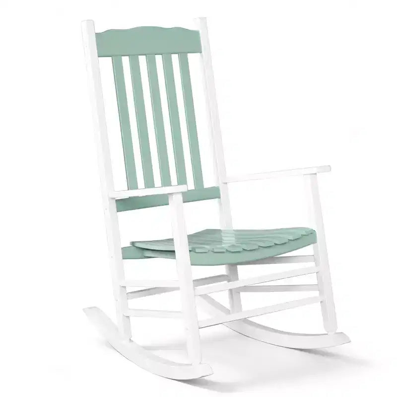 Karl Home | Fauteuil à bascule de patio en bois massif de 24 pouces