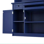 Armoire de cuisine haute (75 po) avec portes vitrées