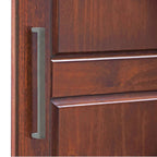 Armoire Palace Imports Cosmo à 3 portes en bois massif à 100 %, avec portes en bois massif ou miroirs