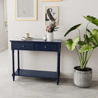 Table d'entrée avec tiroirs de rangement, console avec étagère