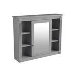 Meuble-lavabo moderne de 36 po avec vasque et armoire à miroir, 2 portes et 2 tiroirs