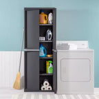 Lot de 2 armoires de rangement de garage Sterilite à 4 étagères réglables, gris
