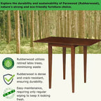 Table à manger avec rallonges expresso, 4 places