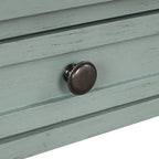 Console avec 4 tiroirs et une étagère de rangement