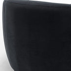 Fauteuil pivotant moderne en forme de tonneau