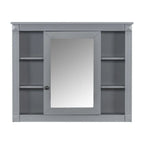 Meuble-lavabo moderne de 36 po avec vasque et armoire à miroir, 2 portes et 2 tiroirs
