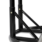 LeisureMod Fauteuil suspendu œuf 2 places avec support - Balançoire / hamac de patio en rotin osier pour extérieur/intérieur avec coussins