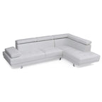 Canapé sectionnel en L 2 pièces en similicuir Riveredge de 277 cm de large - 76L x 109W x 28H