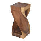 Table d'appoint d'appoint Steve Silver Co. Solana Naturel : Bois d'acacia sculpté, Aucun assemblage requis