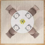 Table à manger ronde de 120 cm pour 4 personnes