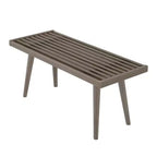 Banc d'entrée Plank+Beam, banc en bois massif pour chambre à coucher, couloir, porche, 105 cm