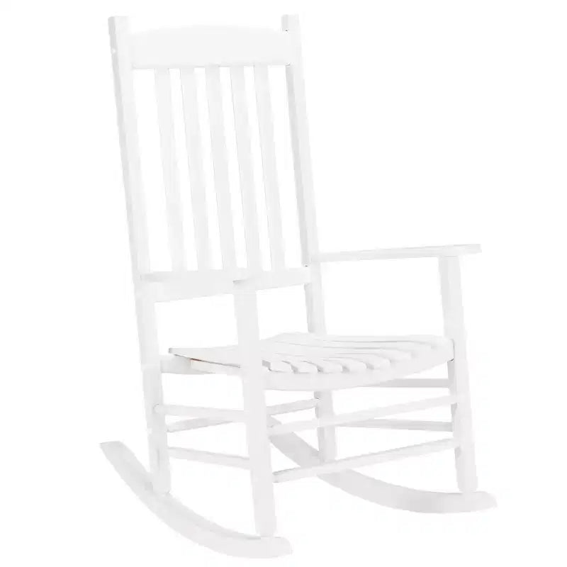 Karl Home | Fauteuil à bascule de patio en bois massif de 24 pouces