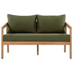 Christopher Knight Home Sunny Salon de jardin moderne 5 pièces en acacia avec table rectangulaire à lattes et 7 places