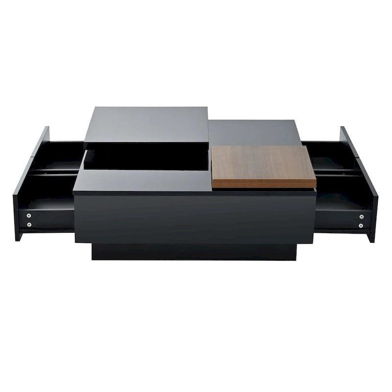 Table basse carrée moderne en bois