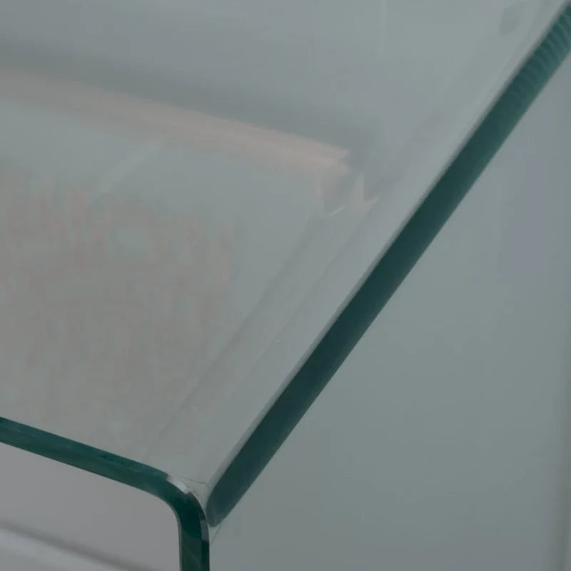 Bureau Ramona en verre trempé par Christopher Knight Home