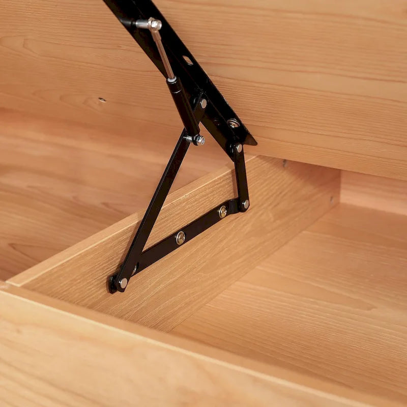 Canapé beige en coton JASIWAY avec structure en bois