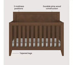 Ensemble de chambre de bébé 3 pièces Child Craft Kieran comprenant un lit de bébé convertible 4-en-1, une commode double et une commode