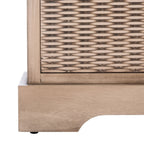 Banc de rangement SAFAVIEH Fiorello avec coussin et 3 tiroirs - 47,3 L x 15 P x 19 H - 47 L x 15 P x 19 H