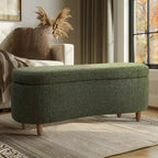 Banc de rangement rabattable INK+IVY Bailey Taupe Boucle