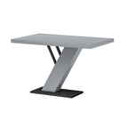 Ensemble de salle à manger Lillian 3 pièces gris brillant Somette avec table, coin repas et banc
