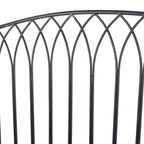 Banc de jardin classique en métal 2 places Alpine Corporation 44 L pour intérieur/extérieur