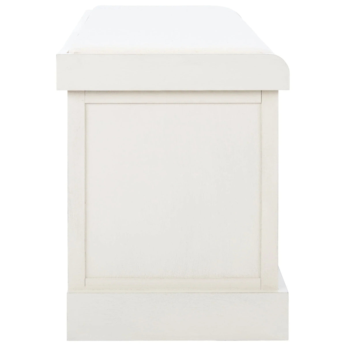 Banc de rangement SAFAVIEH Fiorello avec coussin et 3 tiroirs - 47,3 L x 15 P x 19 H - 47 L x 15 P x 19 H