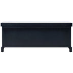 Banc de rangement SAFAVIEH Fiorello avec coussin et 3 tiroirs - 47,3 L x 15 P x 19 H - 47 L x 15 P x 19 H