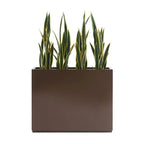 Jardinière Métallique Haute pour Plantes d'Extérieur, 38 po L x 10 po l x 30 po H, Longue et Haute Jardinière en Métal - 38x30x10