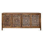 Meuble TV d'appoint Marisol miel vieilli 4 portes de 188 cm